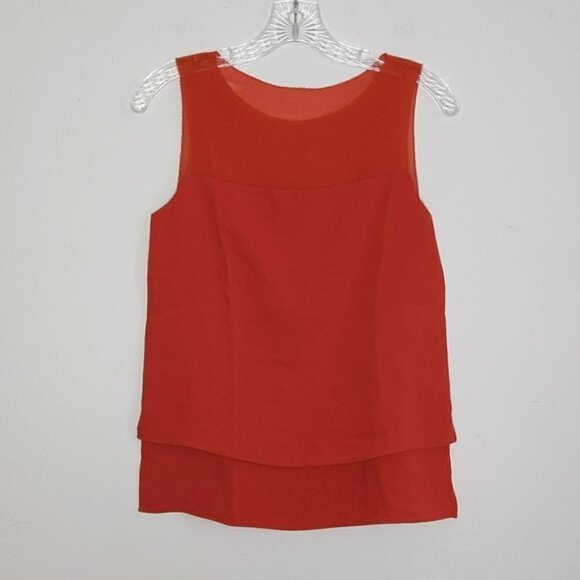 Rachel Roy Burnt Orange Tank Top Blouse Shirt - Picture 1 of 5